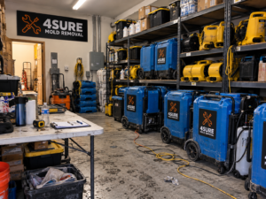Drying and containment equipment